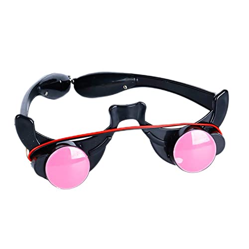 BOWTONG Halloween-LED-Brillen, Anime-Rollenspiel-Requisiten, Rot, Party-Requisiten, Brille, Maskerade, Augen, lustig, leuchtend von BOWTONG
