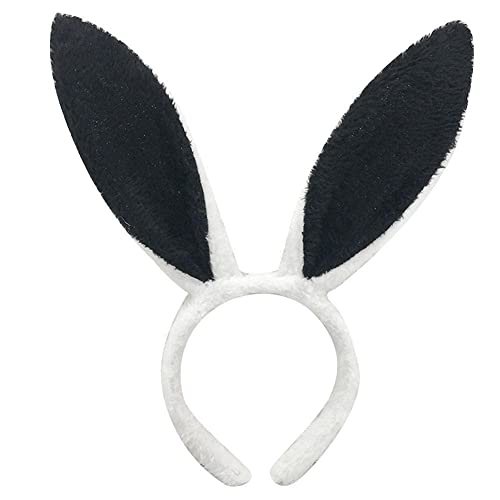 BOWTONG Plüsch Häschen Haarband Kaninchen Ohr Stirnbänder Headwear Nette Stirnband Kleid Accesorios Haar Haar Kopfschmuck Zubehör für Die von BOWTONG