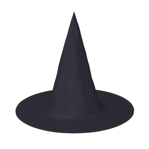 BOXILTD Einfarbiger schwarzer Hexenhut für Damen – Halloween-Hüte für Party, Kostüm, Rollenspiele, Zaubererhut, Schwarz und Rosa BOXILTD Einfarbiger schwarzer Hexenhut für Damen – Halloween-Hüte für Party, Kostüm, Rollenspiele, Zaubererhut, Schwarz und Rosa von BOXILTD