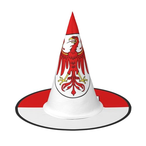 BOXILTD Hexenhut mit Brandenburger Flagge für Damen - Schwarz & Rosa Halloween Hüte für Party, Kostüm, Rollenspiel, Zaubererhut BOXILTD Hexenhut mit Brandenburger Flagge für Damen - Schwarz & Rosa Halloween Hüte für Party, Kostüm, Rollenspiel, Zaubererhut von BOXILTD