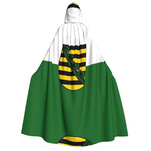 BOXILTD Kapuzenumhang mit Südafrika-Flagge, Unisex, für Erwachsene, Schwarz und Weiß, Kapuzenumhang für Halloween, Cosplay-Kostüme, Flagge Sachsen, Einheitsgröße BOXILTD Kapuzenumhang mit Südafrika-Flagge, Unisex, für Erwachsene, Schwarz und Weiß, Kapuzenumhang für Halloween, Cosplay-Kostüme, Flagge Sachsen, Einheitsgröße von BOXILTD