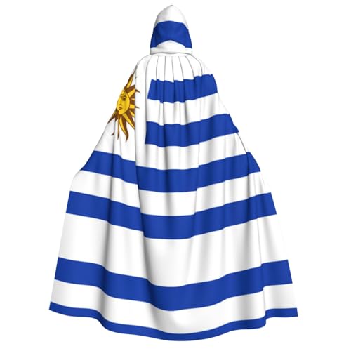 BOXILTD Kapuzenumhang mit friesischer Flagge, Unisex, für Erwachsene, Schwarz und Weiß, Kapuzenumhang für Halloween, Cosplay-Kostüme, Flagge Uruguays, Einheitsgröße BOXILTD Kapuzenumhang mit friesischer Flagge, Unisex, für Erwachsene, Schwarz und Weiß, Kapuzenumhang für Halloween, Cosplay-Kostüme, Flagge Uruguays, Einheitsgröße von BOXILTD
