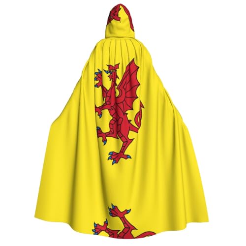 BOXILTD Somerset County Flagge, Unisex-Umhang mit Kapuze, Umhang mit Kapuze, für Halloween, Cosplay-Kostüme, Schwarz und Weiß BOXILTD Somerset County Flagge, Unisex-Umhang mit Kapuze, Umhang mit Kapuze, für Halloween, Cosplay-Kostüme, Schwarz und Weiß von BOXILTD