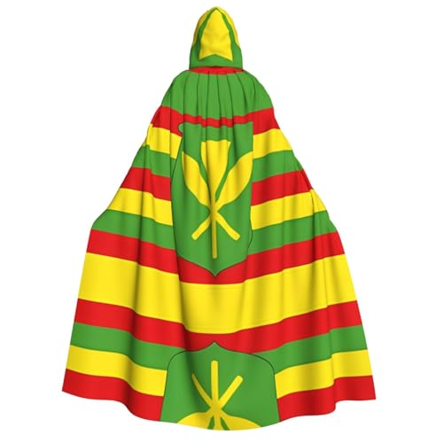 BOXILTD Umhang mit Kapuze, Hawaii-Flagge, Unisex, für Erwachsene, Schwarz und Weiß, Kapuzenumhang für Halloween, Cosplay-Kostüme BOXILTD Umhang mit Kapuze, Hawaii-Flagge, Unisex, für Erwachsene, Schwarz und Weiß, Kapuzenumhang für Halloween, Cosplay-Kostüme von BOXILTD