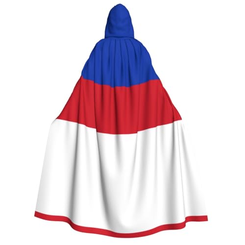 BOXILTD Umhang mit Kapuze Flagge der Sorben, Unisex, für Erwachsene, Schwarz und Weiß, für Halloween, Cosplay-Kostüme BOXILTD Umhang mit Kapuze Flagge der Sorben, Unisex, für Erwachsene, Schwarz und Weiß, für Halloween, Cosplay-Kostüme von BOXILTD