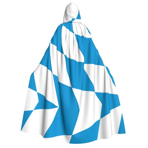 BOXILTD Umhang mit der Flagge der bayerischen Rautenform, Unisex, Erwachsene, Kapuzenumhang, Umhang mit Kapuze, für Halloween, Cosplay, Kostüme, Schwarz / Weiß BOXILTD Umhang mit der Flagge der bayerischen Rautenform, Unisex, Erwachsene, Kapuzenumhang, Umhang mit Kapuze, für Halloween, Cosplay, Kostüme, Schwarz / Weiß von BOXILTD