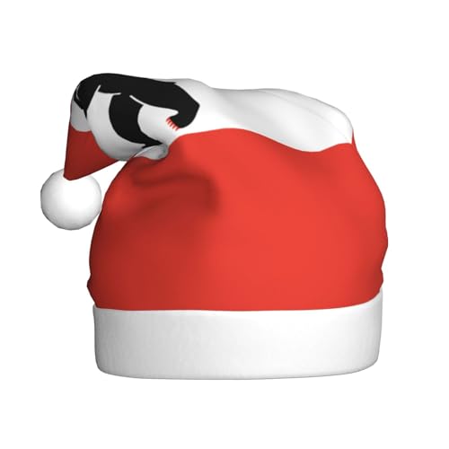 Berliner Flagge, festliche Weihnachtsmützen für Erwachsene – gemütliche Weihnachtsmütze für Männer und Frauen, Neujahrsparty-Zubehör, Rot Berliner Flagge, festliche Weihnachtsmützen für Erwachsene – gemütliche Weihnachtsmütze für Männer und Frauen, Neujahrsparty-Zubehör, Rot von BOXILTD