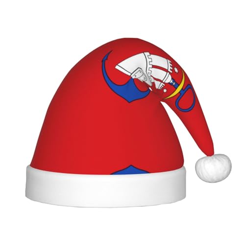 Hamburg Flagge Weihnachtsmütze, Weihnachtsmützen für Jungen und Mädchen, Xmas Mütze für Neujahr Festliche Party Dekoration, Rot Hamburg Flagge Weihnachtsmütze, Weihnachtsmützen für Jungen und Mädchen, Xmas Mütze für Neujahr Festliche Party Dekoration, Rot von BOXILTD