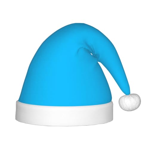 Hellblauer Weihnachtshut, Weihnachtshüte für Jungen und Mädchen, Weihnachtshut für festliche Neujahrspartydekoration, Rot Hellblauer Weihnachtshut, Weihnachtshüte für Jungen und Mädchen, Weihnachtshut für festliche Neujahrspartydekoration, Rot von BOXILTD