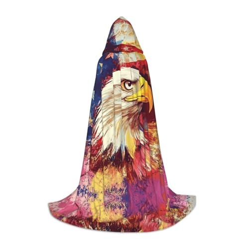 Schöner Adler-Halloween-Umhang, schwarzer Kapuzenumhang für Männer und Frauen, perfektes Kostüm, Party, Cosplay, Umhang, geeignet für Jugendliche Schöner Adler-Halloween-Umhang, schwarzer Kapuzenumhang für Männer und Frauen, perfektes Kostüm, Party, Cosplay, Umhang, geeignet für Jugendliche von BOXILTD