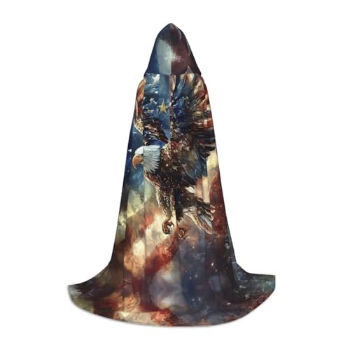 Schwebender Adler Halloween Umhang Schwarz Kapuzenumhang für Männer Frauen - Perfektes Kostüm Party Cosplay Umhang Geeignet für Jugendliche Schwebender Adler Halloween Umhang Schwarz Kapuzenumhang für Männer Frauen - Perfektes Kostüm Party Cosplay Umhang Geeignet für Jugendliche von BOXILTD