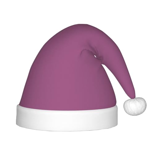 Weihnachtsmütze, einfarbig, lila, Weihnachtsmütze für Jungen und Mädchen, Weihnachtsmütze für Neujahr, festliche Party-Dekoration, Rot Weihnachtsmütze, einfarbig, lila, Weihnachtsmütze für Jungen und Mädchen, Weihnachtsmütze für Neujahr, festliche Party-Dekoration, Rot von BOXILTD