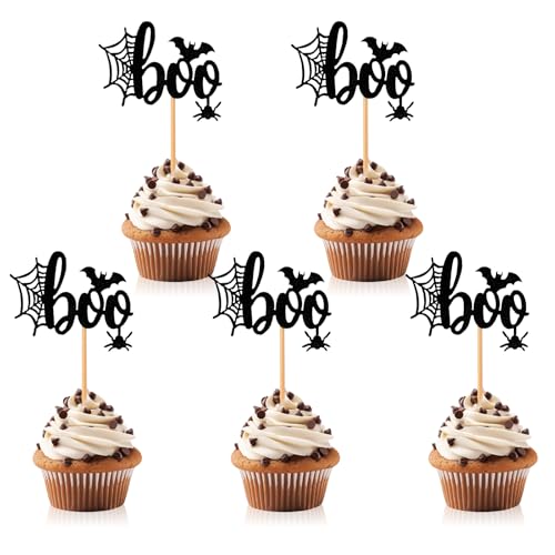 BOXOB 36stk Halloween Kuchendekorationen, Boo Cup Kuchendekorationen Dekorationen für Kindergeburtstagsparty Zubehör BOXOB 36stk Halloween Kuchendekorationen, Boo Cup Kuchendekorationen Dekorationen für Kindergeburtstagsparty Zubehör von BOXOB