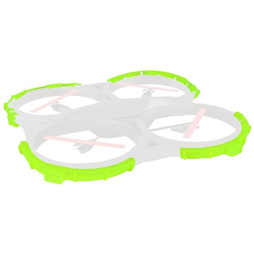 BOXOB 4stk Propellerschutz für DJI Flip, Antikollisions Stoßstangenschutzring Leichter Propellerrahmen Abdeckungsschutz Drohnenzubehör für DJI Flip (Fluoreszierendes Grün) von BOXOB