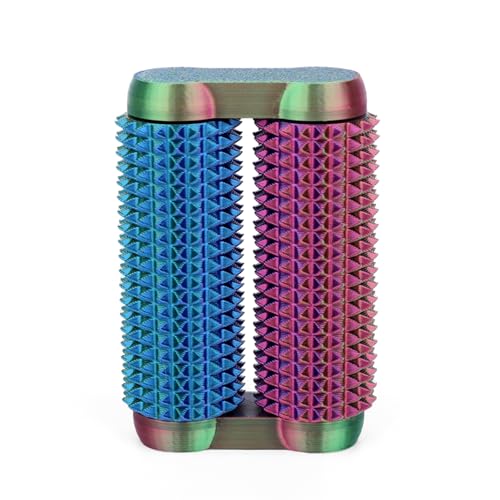 BOXOB Handroller-Zappelspielzeug, 3D-gedruckt Stacheliger Sensorik-Stressspinner zur Linderung von Angstzuständen Erwachsene Jugendliche Büroangestellte Schreibtischspielzeug Originelles Geschenk von BOXOB