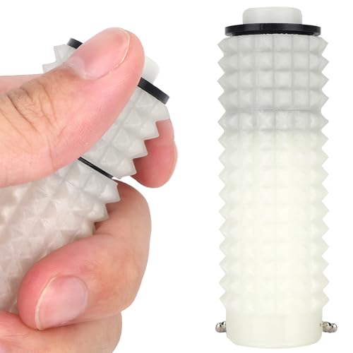 BOXOB Kleines Pain Fidget Spielzeug, Leuchtend Zappel Schlüsselanhänger Stacheln Tragbares Stimulationswerkzeug Drücken Drehen Sensorisches Spielzeug Stressabbau Linderung Angstzuständen Geschenk von BOXOB