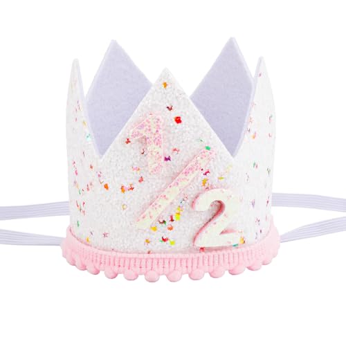 BOXOB Kronenhut zum Halben Geburtstag für Mädchen, Bunte Punkte 1/2 Geburtstag Baby Hut Party-Outfit-Accessoire zur 6-Monats-Feier für Foto-Requisiten und Dekorationszubehör BOXOB Kronenhut zum Halben Geburtstag für Mädchen, Bunte Punkte 1/2 Geburtstag Baby Hut Party-Outfit-Accessoire zur 6-Monats-Feier für Foto-Requisiten und Dekorationszubehör von BOXOB