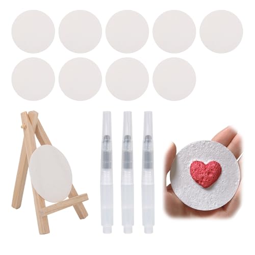 BOXOB Magisches Puffy-Farbset für Kinder, 3D-Zeichenleinwand-Schwamm mit Wasserpinsel DIY-Puffy-Kunstpapier Strukturmalerei-Zubehör BOXOB Magisches Puffy-Farbset für Kinder, 3D-Zeichenleinwand-Schwamm mit Wasserpinsel DIY-Puffy-Kunstpapier Strukturmalerei-Zubehör von BOXOB
