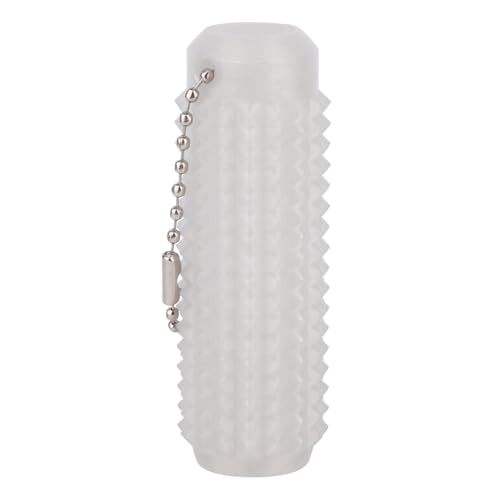 BOXOB Stachelige Fidget Keychains, Tragbare Texturierte Weiche Spike Spielzeuge Leuchtender Schlüsselanhänger Leises Beruhigungsspielzeug für Zuhause Büro und Reisen von BOXOB