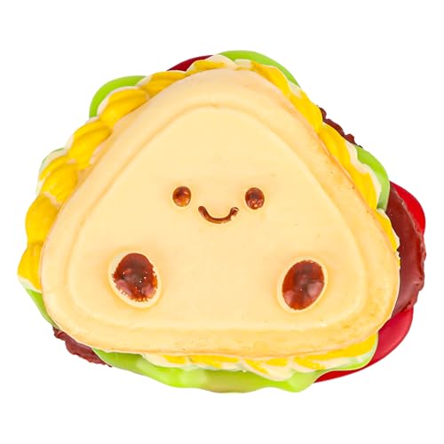 BOXOB Süßes Sandwich-Quetschspielzeug, Handgefertigtes Sandwich-Quetschspielzeug aus Silikon Weiche Lustige Neuheiten Kawaii-Partygeschenke für Zuhause Schule Büro BOXOB Süßes Sandwich-Quetschspielzeug, Handgefertigtes Sandwich-Quetschspielzeug aus Silikon Weiche Lustige Neuheiten Kawaii-Partygeschenke für Zuhause Schule Büro von BOXOB