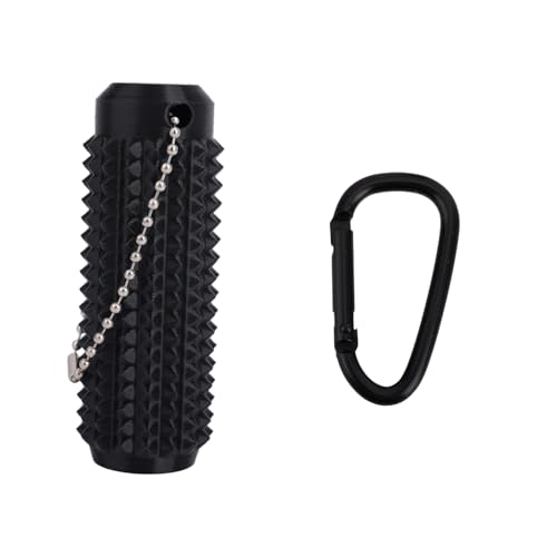 Stacheliger Grippie-Stim-Schlüsselanhänger, Schmerz-Fidget-Roller-Schlüsselanhänger mit Karabiner Stachelige Sensorikspielzeuge Entspannung & Fokus bei Angst für Erwachsene Freunde Kollegen von BOXOB