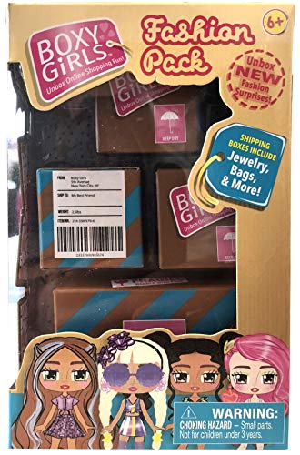 BOXY GIRLS Das Fashionista-Pack für Puppen, die über sie sprechen Werden – gesehen aus dem Fernsehen | 4 Pakete Shopping| BOXY GIRLS Das Fashionista-Pack für Puppen, die über sie sprechen Werden – gesehen aus dem Fernsehen | 4 Pakete Shopping| von BEST OF TOYS