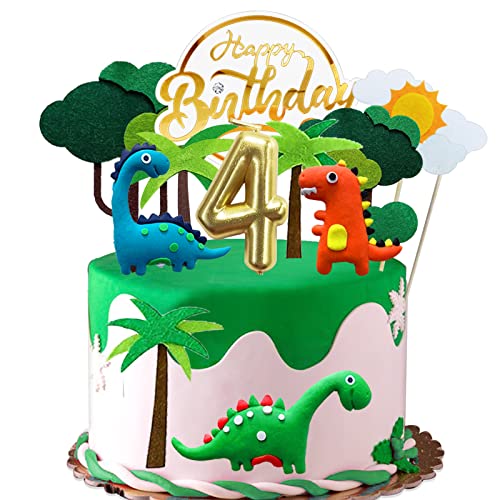 Dino Tortendeko 4 Jahre Junge Kinder, Kuchendeko Dinosaurier mit Geburtstagskerze 4, Tortendeko Junge 4. Geburtstag, Happy Birthday Tortendeko Dinosaurier 4 Jahre Dino Tortendeko 4 Jahre Junge Kinder, Kuchendeko Dinosaurier mit Geburtstagskerze 4, Tortendeko Junge 4. Geburtstag, Happy Birthday Tortendeko Dinosaurier 4 Jahre von BOYATONG