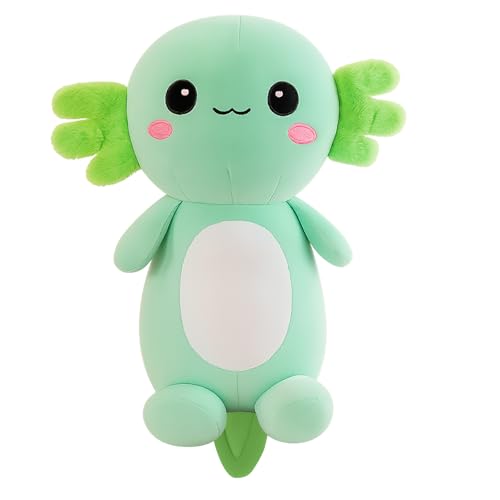 BOYIFEIJIE Axolotl Plüschtier, 30 cm süßes Spielzeug Axolotl Kuscheltier. Schönes Plüschspielzeuggeschenk für Jungen und Mädchen (Grün) von BOYIFEIJIE