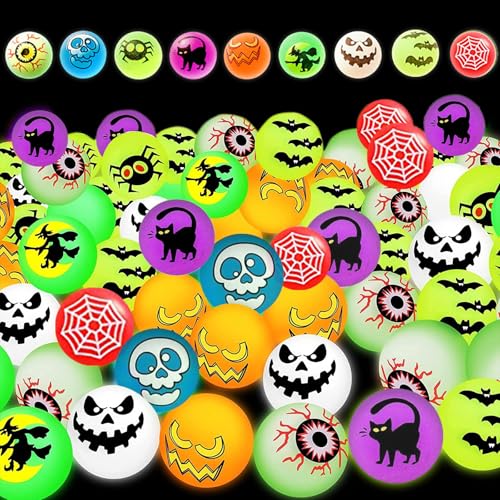 BOYIFEIJIE 90 Stück Halloween Luminous Flummi Leuchtend Flummies Für Halloween Flummis Kindergeburtstag Gummiball Kinde für Geeignet Geburtstag Partys Süßes oder Saures BOYIFEIJIE 90 Stück Halloween Luminous Flummi Leuchtend Flummies Für Halloween Flummis Kindergeburtstag Gummiball Kinde für Geeignet Geburtstag Partys Süßes oder Saures von BOYIFEIJIE
