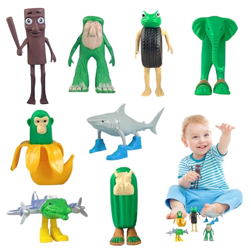 BOYIFEIJIE 8 PCS Italian Brainrot Figuren, Tung Tung Tung Tung Sahur Spielzeugfiguren,Tralalero Tralala Figur Italian Brainrot Shark Figures Dekorationen Geschenke für Fans,Kollegen,Freunde BOYIFEIJIE 8 PCS Italian Brainrot Figuren, Tung Tung Tung Tung Sahur Spielzeugfiguren,Tralalero Tralala Figur Italian Brainrot Shark Figures Dekorationen Geschenke für Fans,Kollegen,Freunde von BOYIFEIJIE