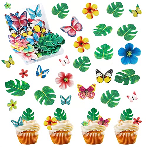 123 Stück Essbare Tortendeko BOZILY 35x Essbare Blumen für Cupcake Topper+ 48x Essbare Blätter Kuchen Dekoration+ 40x Essbare Schmetterlinge Deko Torte für Kuchen, Muffins, Cup-Cakes (3 Stile) 123 Stück Essbare Tortendeko BOZILY 35x Essbare Blumen für Cupcake Topper+ 48x Essbare Blätter Kuchen Dekoration+ 40x Essbare Schmetterlinge Deko Torte für Kuchen, Muffins, Cup-Cakes (3 Stile) von BOZILY