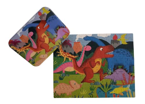 BP 1948-5 Dinosaurios 120 piezas Puzzle, Metallgehäuse, único von B&P