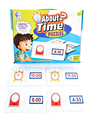 BP 2056A 30 en 1 Aprende las Horas Puzzle, Für Kinder von BP