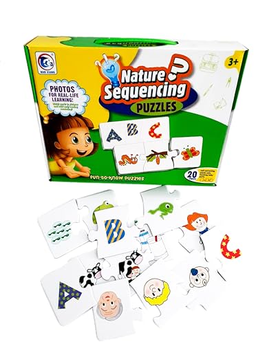 BP 2068A 20 en 1 Aprende Secuencias Lógicas Puzzle, Für Kinder, único von B&P