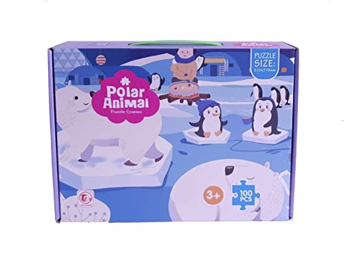 BP 88281 Polartiere, 100 Stück Animales Polares Puzzle, Für Kinder von BP