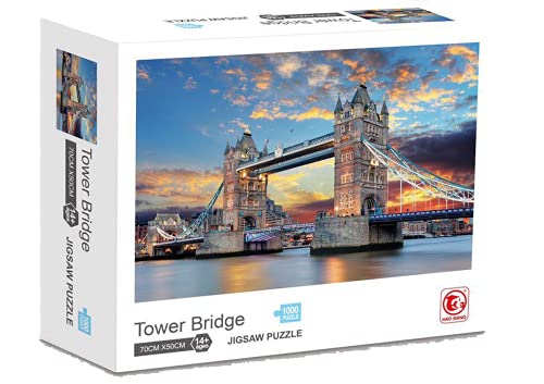 BP 88330 Die Londoner Brücke 1000 Teile EL Puente de Londres Puzzle, Für Jugendliche/Erwachsene, único von BP