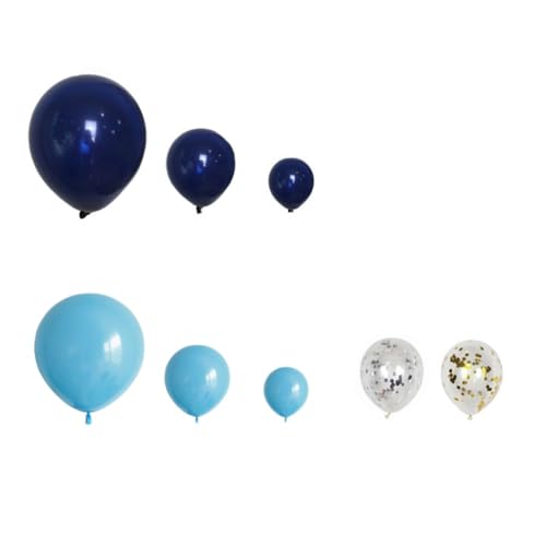 106-teiliges marineblaues rundes Latex-Ballon-Set für Feiertage, Party-Dekoration von BPILOT