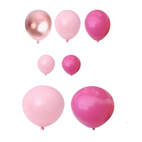 99-teiliges rosa rundes Latex-Ballon-Set für Party, Hochzeit, Dekoration von BPILOT