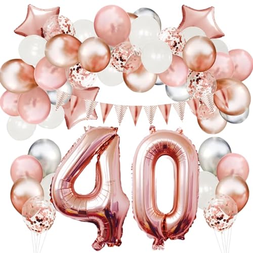 Luftballons Geburtstagsparty-Zahlenkombination Atmosphäre Dekoration Ballondekoration Lieferungen 40 von BPILOT