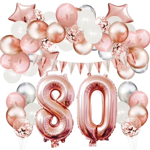 Luftballons Geburtstagsparty-Zahlenkombination Atmosphäre Dekoration Ballondekoration Lieferungen 80 von BPILOT
