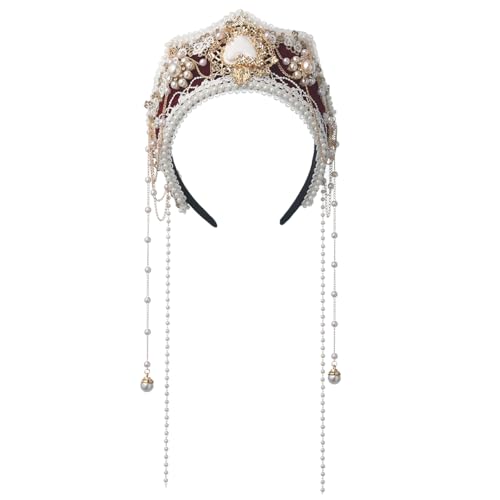 Anne Boleyn Haarreif, elisabethanisch, viktorianisch, königlich, Koronettkapuze, Tiarahut, Mittelalterliche Renaissance, Tudor-Königin, Kopfschmuck für Damen Anne Boleyn Haarreif, elisabethanisch, viktorianisch, königlich, Koronettkapuze, Tiarahut, Mittelalterliche Renaissance, Tudor-Königin, Kopfschmuck für Damen von BPURB
