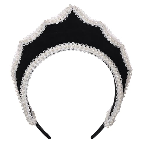 Anne Boleyn Hut für Damen Tudor Elizabethan Kopfbedeckung Renaissance Königin Krönchen Stirnband Anne Boleyn Hut für Damen Tudor Elizabethan Kopfbedeckung Renaissance Königin Krönchen Stirnband von BPURB