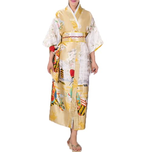 BPURB Damen Kimono Robe Japanisches traditionelles Kleid Geisha Yukata Halloween Party Cosplay Fotografie Kostüm BPURB Damen Kimono Robe Japanisches traditionelles Kleid Geisha Yukata Halloween Party Cosplay Fotografie Kostüm von BPURB