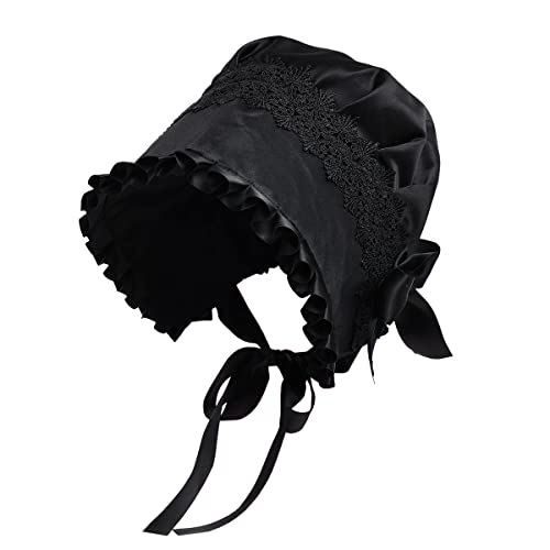 BPURB Damen Mob Cap Viktorianische Hausmädchen Pilgermütze Kolonial Kostüm Zubehör BPURB Damen Mob Cap Viktorianische Hausmädchen Pilgermütze Kolonial Kostüm Zubehör von BPURB