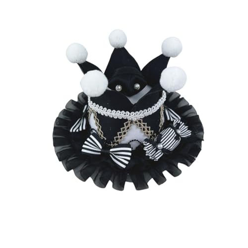 BPURB Frauen Zirkus Clown Narrenhut Lolita Krone Mini Zylinder Halloween Kostüm Stirnband Tiara für Karneval Cosplay Party BPURB Frauen Zirkus Clown Narrenhut Lolita Krone Mini Zylinder Halloween Kostüm Stirnband Tiara für Karneval Cosplay Party von BPURB