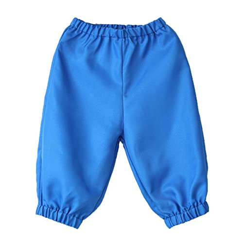 BPURB Jungen Mittelalter Kolonial Kostüm Hose Kinder 18. Jahrhundert Kolonial Kostüm Schlüpfer Hosen mit Gummizug(XXL, Blau) von BPURB