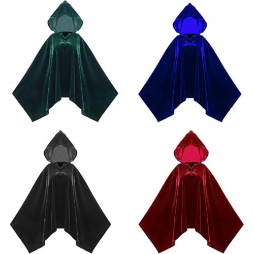 BPURB Kapuzenumhang Uni Samt Umhang mit Kapuze Weihnachten Halloween Umhang Vampir Fledermaus Umhang Hexenumhang Cosplay Kostüm BPURB Kapuzenumhang Uni Samt Umhang mit Kapuze Weihnachten Halloween Umhang Vampir Fledermaus Umhang Hexenumhang Cosplay Kostüm von BPURB