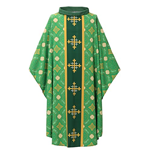 BPURB Priester Kostüm Herren Chasubles Vestment für Kirche Messe Gewänder Robe Halloween Cosplay von BPURB