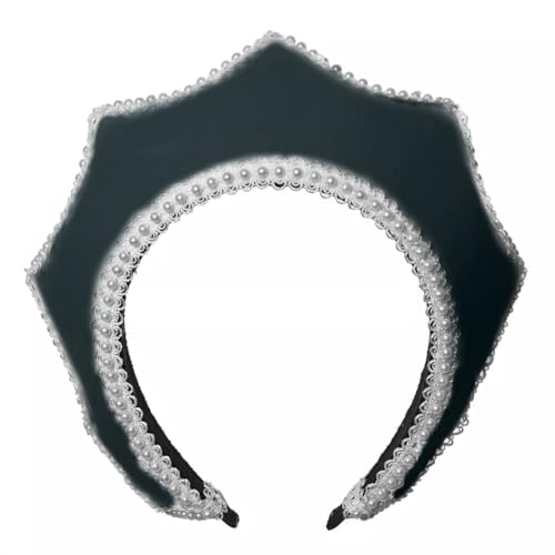 Mittelalterliche Renaissance Tudor Queen Kopfschmuck für Frauen Anne Boleyn Stirnband Elisabethanische viktorianische Königliche Koronett Kapuze Tiara Hut Mittelalterliche Renaissance Tudor Queen Kopfschmuck für Frauen Anne Boleyn Stirnband Elisabethanische viktorianische Königliche Koronett Kapuze Tiara Hut von BPURB