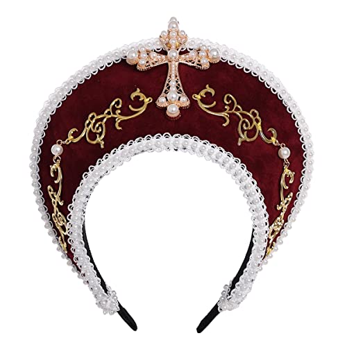 Viktorianische Vintage-Kopfbedeckung für Damen, Pilgrim Kostüm-Accessoire, Anne Boleyn Hut, Elizabethan Tudor Coronet von BPURB